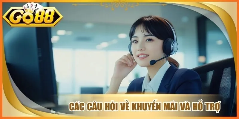 Các câu hỏi về khuyến mãi và hỗ trợ