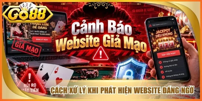 Cách xử lý khi phát hiện website đáng ngờ