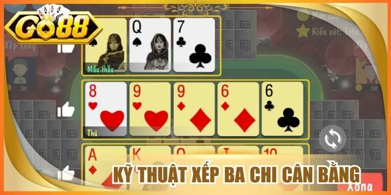 Kỹ thuật xếp ba chi cân bằng