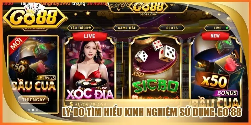 Lý do tìm hiểu kinh nghiệm sử dụng go 88