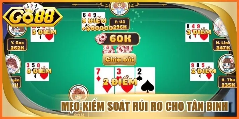 Mẹo kiểm soát rủi ro cho tân binh
