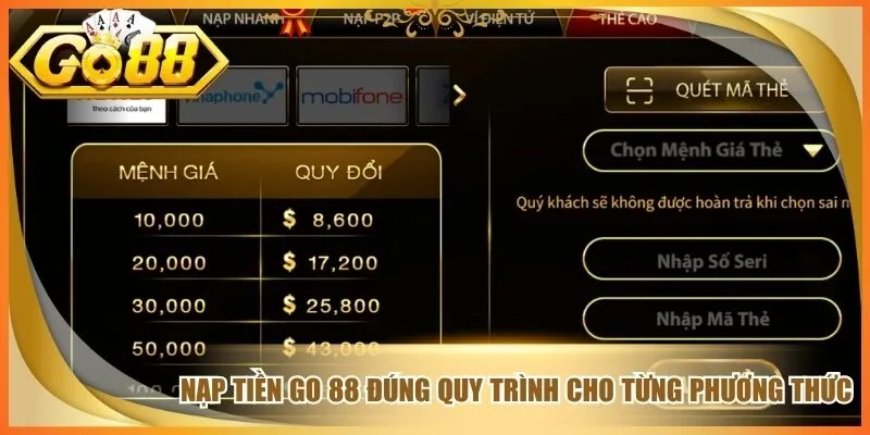 Nạp Tiền Go 88
